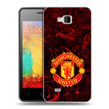 Силиконовый чехол на ZTE Blade AF3 с принтом Manchester United Силиконовый чехол на ZTE Blade AF3 с принтом Manchester United