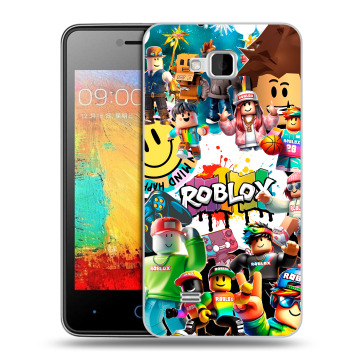 Силиконовый чехол на ZTE Blade AF3 с принтом Roblox Роблокс Силиконовый чехол на ZTE Blade AF3 с принтом Roblox Роблокс