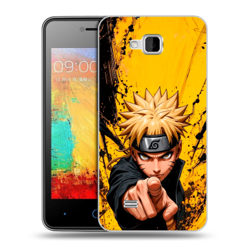 Силиконовый чехол на ZTE Blade AF3 с принтом Naruto Наруто Силиконовый чехол на ZTE Blade AF3 с принтом Naruto Наруто