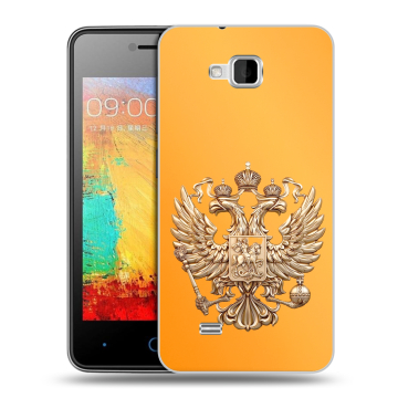 Силиконовый чехол на ZTE Blade AF3 с принтом Герб Флаг России Силиконовый чехол на ZTE Blade AF3 с принтом Герб Флаг России