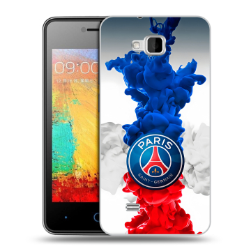 Силиконовый чехол на ZTE Blade AF3 с принтом PSG ПСЖ Силиконовый чехол на ZTE Blade AF3 с принтом PSG ПСЖ