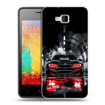 Силиконовый чехол на ZTE Blade AF3 с принтом BMW БМВ Силиконовый чехол на ZTE Blade AF3 с принтом BMW БМВ