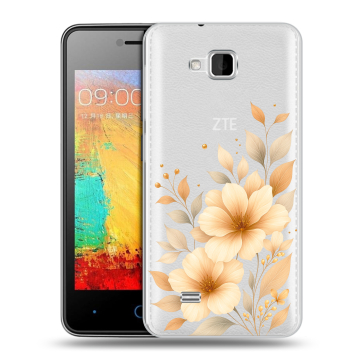 Силиконовый чехол на ZTE Blade AF3 с принтом для девушки Силиконовый чехол на ZTE Blade AF3 с принтом для девушки