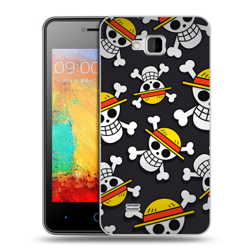 Силиконовый чехол на ZTE Blade AF3 с принтом One Piece Ван Пис Силиконовый чехол на ZTE Blade AF3 с принтом One Piece Ван Пис