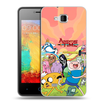 Силиконовый чехол на ZTE Blade AF3 с принтом Adventure time Время приключений Силиконовый чехол на ZTE Blade AF3 с принтом Adventure time Время приключений