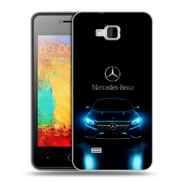 Силиконовый чехол на ZTE Blade AF3 с принтом Mercedes Мерседес Силиконовый чехол на ZTE Blade AF3 с принтом Mercedes Мерседес
