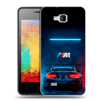 Силиконовый чехол на ZTE Blade AF3 с принтом BMW БМВ Силиконовый чехол на ZTE Blade AF3 с принтом BMW БМВ