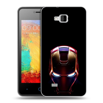 Силиконовый чехол на ZTE Blade AF3 с принтом IronMan Железный человек Силиконовый чехол на ZTE Blade AF3 с принтом IronMan Железный человек