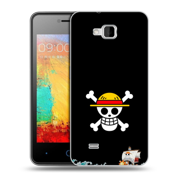 Силиконовый чехол на ZTE Blade AF3 с принтом One Piece Ван Пис Силиконовый чехол на ZTE Blade AF3 с принтом One Piece Ван Пис