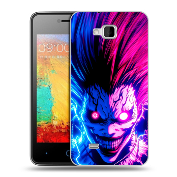 Силиконовый чехол на ZTE Blade AF3 с принтом Death note Тетрадь смерти Силиконовый чехол на ZTE Blade AF3 с принтом Death note Тетрадь смерти