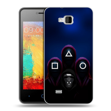 Силиконовый чехол на ZTE Blade AF3 с принтом Игра Кальмара Силиконовый чехол на ZTE Blade AF3 с принтом Игра Кальмара
