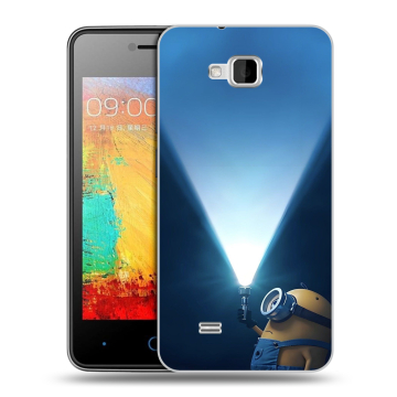Силиконовый чехол на ZTE Blade AF3 с принтом Миньоны Силиконовый чехол на ZTE Blade AF3 с принтом Миньоны
