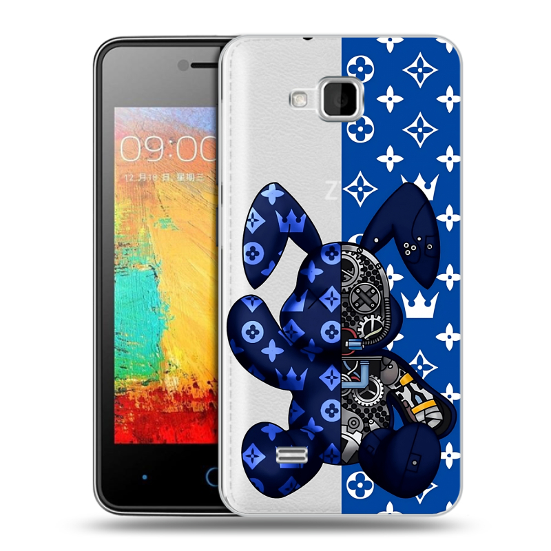 Силиконовый чехол на ZTE Blade AF3 с принтом Луи робот Силиконовый чехол на ZTE Blade AF3 с принтом Луи робот