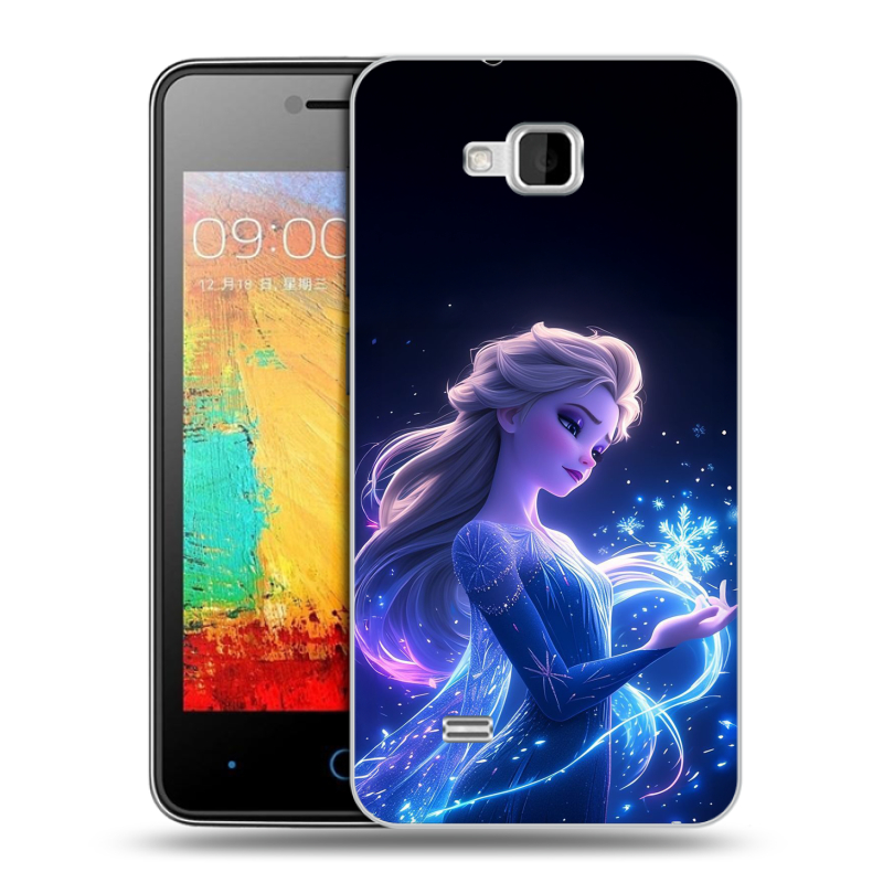 Силиконовый чехол на ZTE Blade AF3 с принтом Холодное сердце Frozen Силиконовый чехол на ZTE Blade AF3 с принтом Холодное сердце Frozen