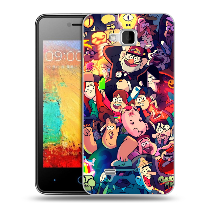 Силиконовый чехол на ZTE Blade AF3 с принтом Gravity Falls Гравити Фолз Силиконовый чехол на ZTE Blade AF3 с принтом Gravity Falls Гравити Фолз