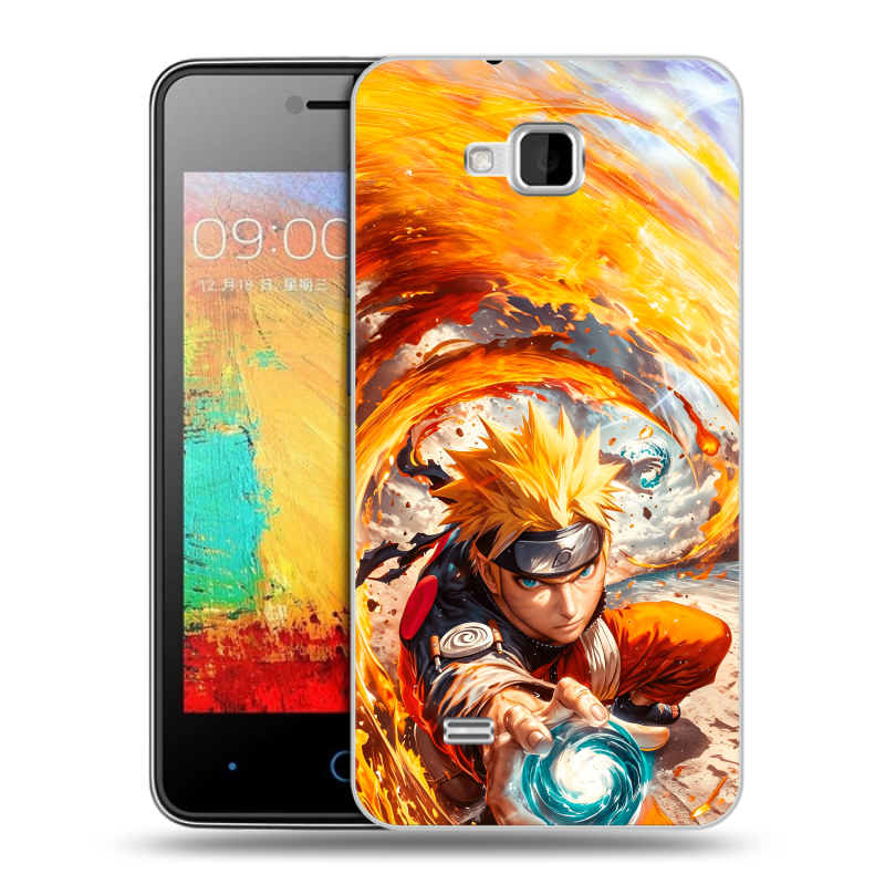 Силиконовый чехол на ZTE Blade AF3 с принтом Аниме Наруто Naruto Силиконовый чехол на ZTE Blade AF3 с принтом Аниме Наруто Naruto