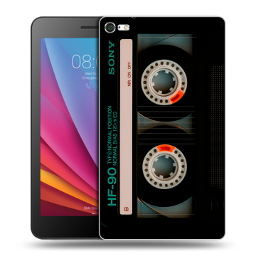 Силиконовый чехол на Huawei MediaPad T2 7.0 Pro с принтом Кассета