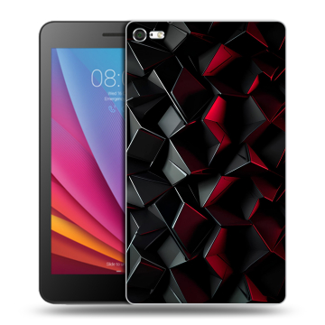 Силиконовый чехол на Huawei MediaPad T2 7.0 Pro с принтом Абстракция
