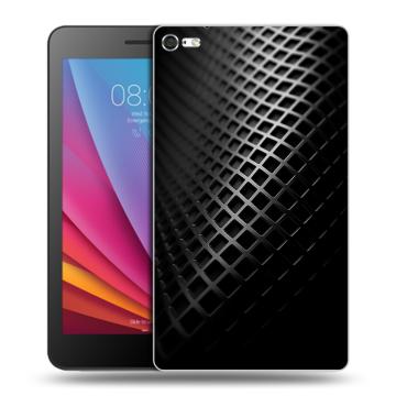 Силиконовый чехол на Huawei MediaPad T2 7.0 Pro с принтом Текстура металла