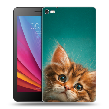 Силиконовый чехол на Huawei MediaPad T2 7.0 Pro с принтом котенок Силиконовый чехол на Huawei MediaPad T2 7.0 Pro с принтом котенок