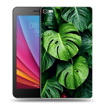 Силиконовый чехол на Huawei MediaPad T2 7.0 Pro с принтом Листья Силиконовый чехол на Huawei MediaPad T2 7.0 Pro с принтом Листья