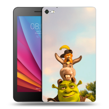 Силиконовый чехол на Huawei MediaPad T2 7.0 Pro с принтом Шрек Shrek