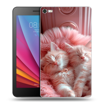 Силиконовый чехол на Huawei MediaPad T2 7.0 Pro с принтом котята котики