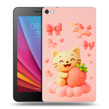 Силиконовый чехол на Huawei MediaPad T2 7.0 Pro с принтом для девочек