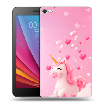 Силиконовый чехол на Huawei MediaPad T2 7.0 Pro с принтом Единорог