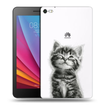 Силиконовый чехол на Huawei MediaPad T2 7.0 Pro с принтом Котенок Силиконовый чехол на Huawei MediaPad T2 7.0 Pro с принтом Котенок
