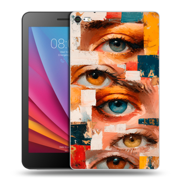 Силиконовый чехол на Huawei MediaPad T2 7.0 Pro с принтом Модный принт