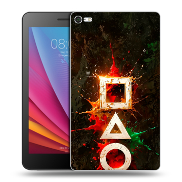 Силиконовый чехол на Huawei MediaPad T2 7.0 Pro с принтом Squid Game Игра кальмара Силиконовый чехол на Huawei MediaPad T2 7.0 Pro с принтом Squid Game Игра кальмара