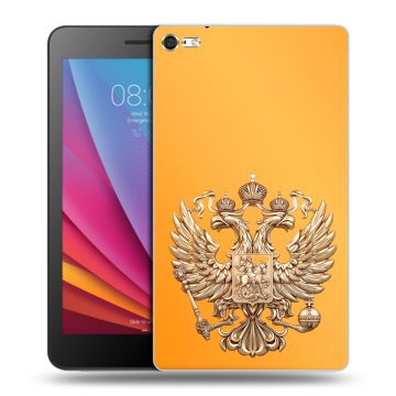 Силиконовый чехол на Huawei MediaPad T2 7.0 Pro с принтом Герб Флаг России