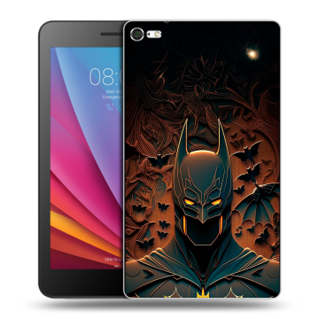 Силиконовый чехол на Huawei MediaPad T2 7.0 Pro с принтом Batman Бэтмен