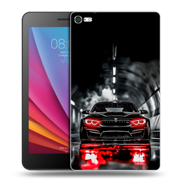 Силиконовый чехол на Huawei MediaPad T2 7.0 Pro с принтом BMW БМВ