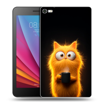 Силиконовый чехол на Huawei MediaPad T2 7.0 Pro с принтом Смешной кот Силиконовый чехол на Huawei MediaPad T2 7.0 Pro с принтом Смешной кот