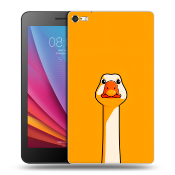 Силиконовый чехол на Huawei MediaPad T2 7.0 Pro с принтом Смешная утка