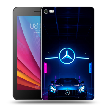 Силиконовый чехол на Huawei MediaPad T2 7.0 Pro с принтом Mercedes Мерседес Силиконовый чехол на Huawei MediaPad T2 7.0 Pro с принтом Mercedes Мерседес