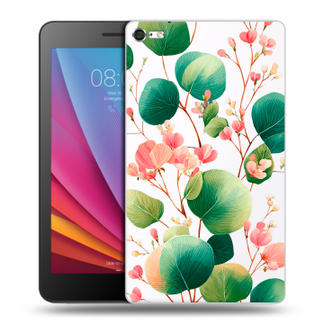 Силиконовый чехол на Huawei MediaPad T2 7.0 Pro с принтом женский