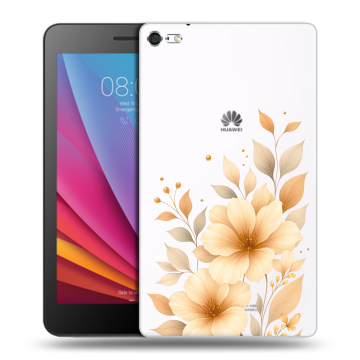 Силиконовый чехол на Huawei MediaPad T2 7.0 Pro с принтом для девушки