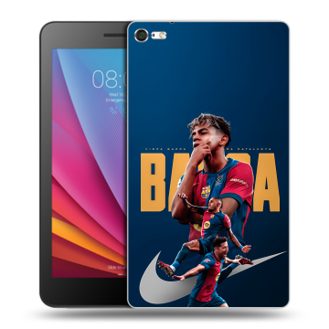 Силиконовый чехол на Huawei MediaPad T2 7.0 Pro с принтом Барселона Barca Yamal Силиконовый чехол на Huawei MediaPad T2 7.0 Pro с принтом Барселона Barca Yamal