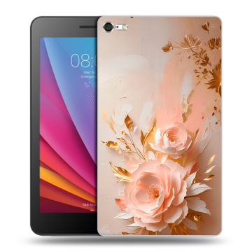Силиконовый чехол на Huawei MediaPad T2 7.0 Pro с принтом женский