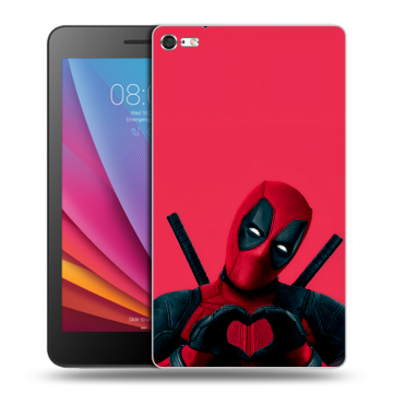 Силиконовый чехол на Huawei MediaPad T2 7.0 Pro с принтом Дедпул Deadpool