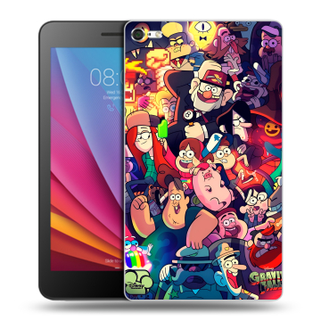 Силиконовый чехол на Huawei MediaPad T2 7.0 Pro с принтом Gravity Falls Гравити Фолз Силиконовый чехол на Huawei MediaPad T2 7.0 Pro с принтом Gravity Falls Гравити Фолз