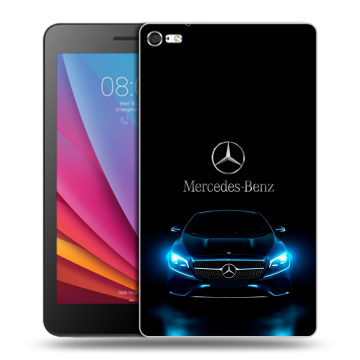 Силиконовый чехол на Huawei MediaPad T2 7.0 Pro с принтом Mercedes Мерседес