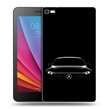 Силиконовый чехол на Huawei MediaPad T2 7.0 Pro с принтом Mercedes Мерседес
