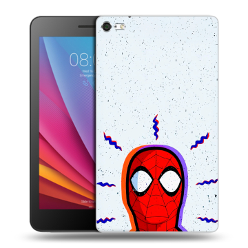 Силиконовый чехол на Huawei MediaPad T2 7.0 Pro с принтом Spiderman Человек паук