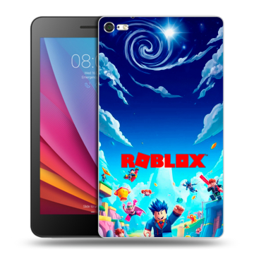 Силиконовый чехол на Huawei MediaPad T2 7.0 Pro с принтом Roblox Роблокс