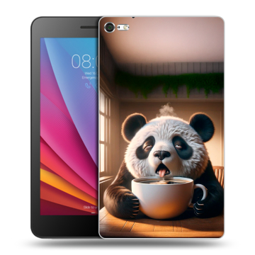 Силиконовый чехол на Huawei MediaPad T2 7.0 Pro с принтом смешная панда Силиконовый чехол на Huawei MediaPad T2 7.0 Pro с принтом смешная панда