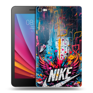 Силиконовый чехол на Huawei MediaPad T2 7.0 Pro с принтом Nike Найк